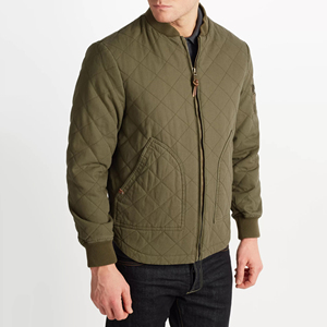 Chaqueta de Invierno con Cierre para Hombre, al por Mayor, de Alta Calidad, Estilo Casual, Satinada, con Decoración Bordada, Nuevo Diseño OEM, Estilo Urbano - Product Image 5