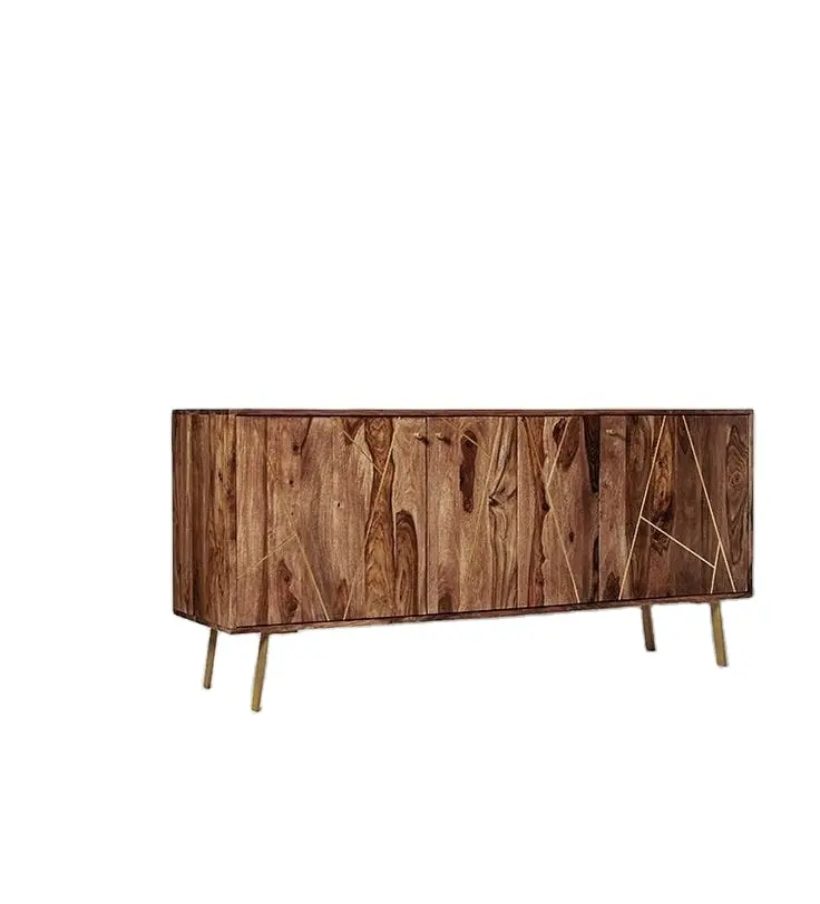 Armadietto in legno soggiorno di lusso Designer creativo di lusso unico moderno arredamento personalizzato fatto a mano tariffa all'ingrosso