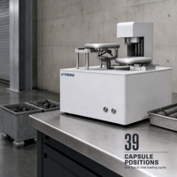 Machine d'encapsulation automatique de capsules en étain, 39 échantillons par lot, pour analyseur élémentaire CHN dans un laboratoire d'analyse du charbon
