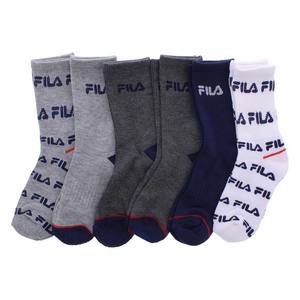 Fila Crew Unisex <b>Socks</b> <b>Color</b>: Multi-<b>Colored</b> 100% Authentic - Product Image 1