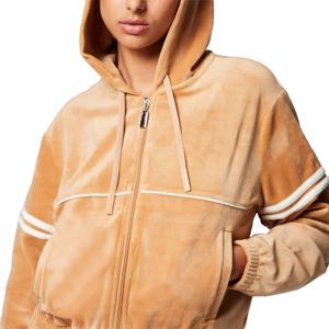 Sweat à capuche zippé de luxe pour femmes de haute qualité, confortable et polyvalent, avec options de marque personnalisées - Product Image 2