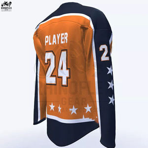 Maillot de hockey sur glace de qualité supérieure, vêtements décontractés surdimensionnés, sport, meilleur prix, maillot de hockey sur glace - Product Image 5