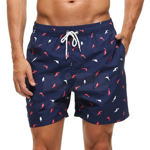 Shorts de plage personnalisés OEM, taille mi-haute, style décontracté, motif uni, séchage rapide, polyester, prix raisonnable pour le dernier streetwear - Product Image 5