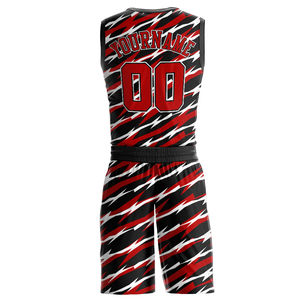 Tenue de sport respirante haute performance, uniforme de basketball, impression par sublimation, ensemble d'uniformes de basketball légers pour HOMMES - Product Image 3