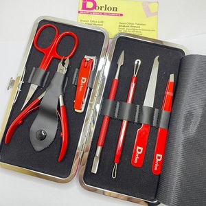 ชุดเครื่องมือดูแลเล็บโลหะสีแดงขายดีอุปกรณ์ดูแลเล็บสำหรับใช้ในบ้านและร้านเสริมสวย - Product Image 3