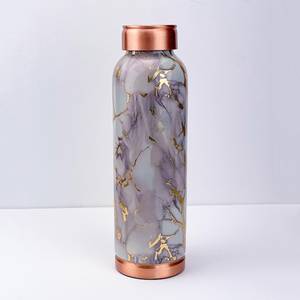 Trending Copper <b>Water</b> <b>Bottle</b> Premium Finish Wholesale Supply Low Moq for Healthy Drinking Home and Hotel Use - Product Image 1