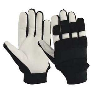 Gants de sécurité en cuir de vachette résistants aux chocs, anti-coupure, avec protection dorsale en TPR, pour travaux lourds - Product Image 6