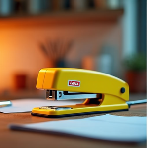 Engrapadora Leitz Mini WOW, Capacidad para 10 Hojas, Amarilla - Product Image 3