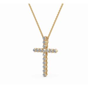 จี้เพชรทรงกลมเจียระไนแบบกลม 0.320 กะรัต เพชรเลี้ยงในห้องปฏิบัติการ ทอง 9 KT 14 KT 18 KT เครื่องประดับขายส่ง รับผลิตแบบ OEM สำหรับธุรกิจ B2B ผู้ส่งออก - Product Image 2