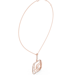 Collier pendentif Moissanite en argent sterling 925 de forme ronde de nouveau style pour les femmes - Product Image 2