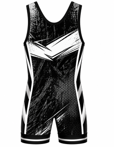 SINEWY Men's Custom Sublimation Wrestling Singlet Fitted Moisture Wicking Stretch <b>Athletic</b> Wear for Adults - Product Image 4
