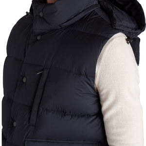 Gilet matelassé chaud d'hiver pour homme, sans manches, à capuche, doublé polaire, épais, pour l'extérieur - Product Image 4