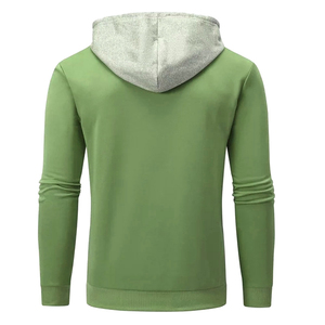 Haute Qualité À Manches Longues Hommes Styles Doux Confortable Hoodies Full Zip Us Hommes Hoodies Sweats À Capuche Plaine Avec Poche - Product Image 2