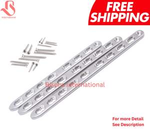 BISONS - Juego de Placas de Bloqueo LCP de Acero Inoxidable Veterinario Reutilizables de 3.5 mm, 6 Piezas + 46 Tornillos para Fracturas Ortopédicas de Perros - Product Image 5