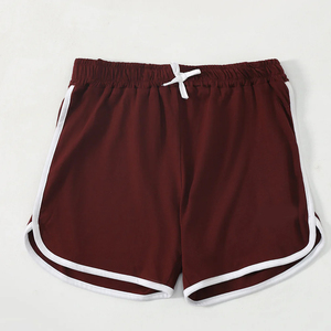 Short taille haute en tissu Oxford léger pour femme respirant confortable élastique pour les entraînements de gymnastique promenades sur la plage Style d'été - Product Image 1