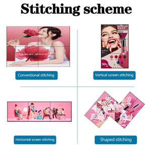 4K cornice stretta Video parete Splicing schermo interno giocatore pubblicitario Digital Signage 3x3 Display LCD 46 49 <span class=keywords><strong>55</strong></span> 65 <span class=keywords><strong>pollici</strong></span> - Product Image 3