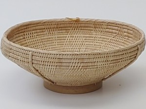 ชามเสิร์ฟหวายสีน้ำตาลมีสไตล์เหมาะสำหรับใช้จัดแสดงผลไม้ในห้องครัวอุปกรณ์ตกแต่งบ้านและร้านอาหาร - Product Image 2