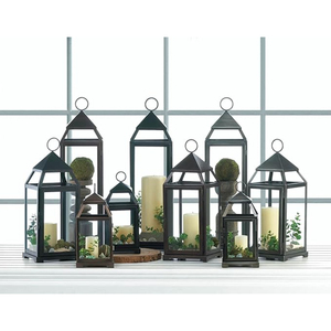 Handmade Black Metal Lantern Stylish Candle Holder Lantern <b>Lighting</b> Accessories <b>Christmas</b> Home Decor Lantern for Best <b>Sale</b> - Product Image 3