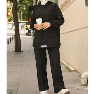 Ropa Deportiva Musulmana Ecológica Personalizada de Talla Grande, Chándal Islámico para Mujer, Ropa Deportiva Modest para Gimnasio, Chándal Modest para Mujer - Product Image 4