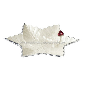 ชามโลหะสแตนเลสสำหรับเสิร์ฟสลัดหรือผลไม้ดีไซน์แบบทำมือชามเสิร์ฟทำจากโลหะทำจาก2025ทำด้วยมือ - Product Image 5