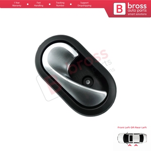 BDP603 Interior Door Handle Chrome Color 8200735219 Left Door For Dokker Lodgy <b>Duster</b> Sandero Logan - Product Image 3
