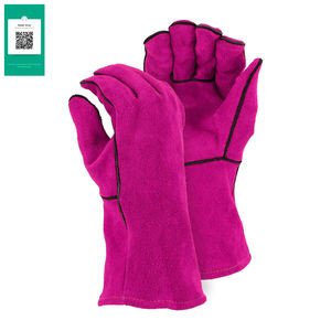 2025 Best-seller Gants de soudage légers à doigts entiers en cuir durable avec protection complète Gants de sécurité de nouvelle conception - Product Image 6