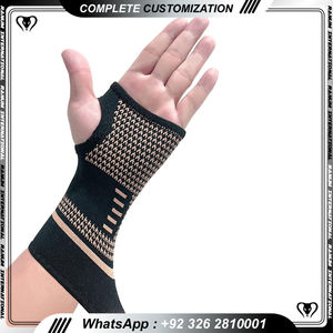 ชุดแผ่นรองข้อศอกสายรัดข้อเท้าสายรัดฝ่ามือสำหรับกีฬาฟิตเนสฟิตเนส - Product Image 6