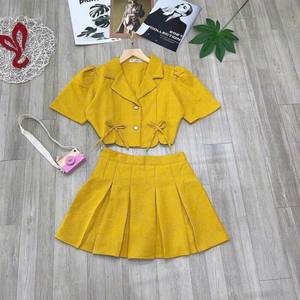 ชุดสเวตเตอร์แบบซักได้สำหรับผู้หญิงบรรจุภัณฑ์ตามแบบที่กำหนดเองบรรจุภัณฑ์แบบ ODM ธรรมชาติชุดการจัดเรียงสำหรับเด็กผู้หญิง2ชิ้น - Product Image 2