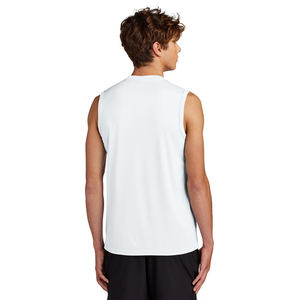 Camiseta Deportiva de Alto Rendimiento para Hombre, Chaleco Atlético Ligero y Transpirable, Camiseta Blanca, Proveedor de Ropa Deportiva al por Mayor - Product Image 3