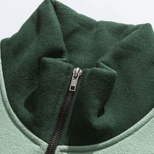 Sudaderas con media cremallera personalizadas con logotipo para hombre, sudaderas de manga larga de secado rápido para hombre, sudaderas con media cremallera - Product Image 4