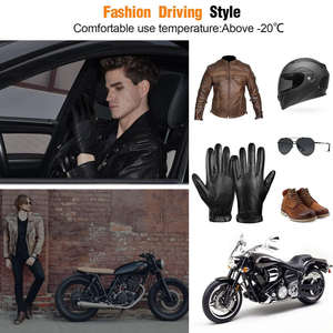 Gants en cuir de mouton de haute qualité pour hommes Doublure en laine Sécurité durable Premier cadeau respirant résistant à la déchirure personnalisable pour - Product Image 5