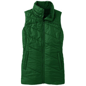 Chaleco acolchado de lona para mujer de último diseño, prendas de vestir exteriores personalizadas de invierno, Abrigo acolchado sin mangas, chalecos ecuestres - Product Image 5