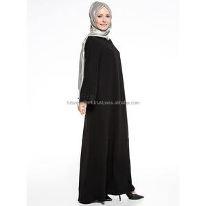 Moda mujer Vestido de manga larga Abayas para mujeres musulmán largo Abaya para damas moda muy cómodo mejor Color Abaya - Product Image 2