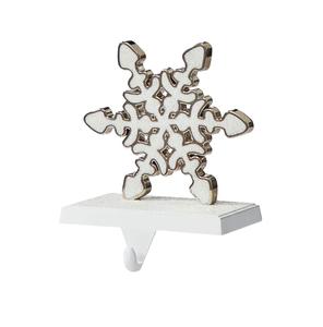 พรีเมี่ยมถุงน่องผู้ถือเกล็ดหิมะออกแบบโลหะ Handmade ถุงน่องสําหรับตกแต่งคุณภาพดีที่สุดที่ดีที่สุดถุงน่องโลหะผู้ถือ - Product Image 1