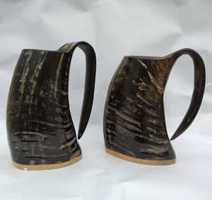 Tasse en corne de buffle d'eau Meilleur designer fait à la main Nouvellement excellente qualité Approvisionnement en vrac Tasse en corne de buffle à boire - Product Image 5