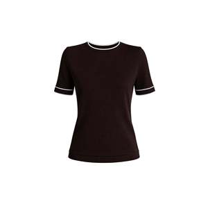 Biye Detay Blusa de Punto con Cuello Redondo - Azul - Azul - Product Image 6