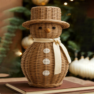 อุปกรณ์ตกแต่งคริสต์มาสมนุษย์หิมะผักตบชวาเป็นมิตรกับสิ่งแวดล้อมของขวัญคริสต์มาส - Product Image 4