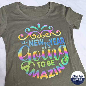 Vinilo Termotransferible Reflectante Dae Ha de Alto Brillo para Ropa, Venta al por Mayor, Película de Transferencia Teñida para Camisetas, Cuentas de Vidrio Reales - Product Image 3