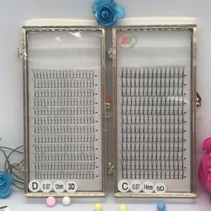 Fabriqué au Vietnam Usine Meilleur Prix Cils Naturels De Haute Qualité 3d 4d 5d 7d Faux Cils De Vison Premade Ventilateur Marque Privée En Gros - Product Image 3