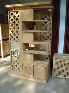 <b>Cabinet</b> <b>Display</b> Unique Stand Teak <b>cabinet</b> - Product Image 5