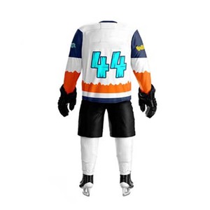 Concevez votre propre uniforme de hockey sur glace en polyester sublimé - Product Image 2
