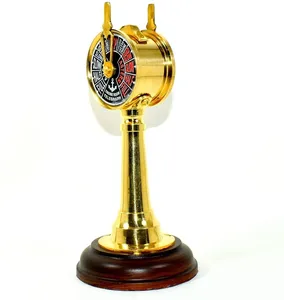 Telégrafo de metal de latón duradero para el hogar Uso de decoración náutica para el hogar hotel resort Telégrafo de latón Barco marítimo Telégrafo - Product Image 5