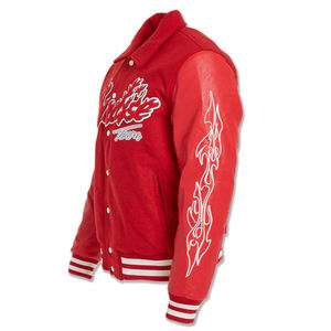 Blouson de baseball universitaire personnalisé du fabricant OEM pour l'université Blouson universitaire pour hommes Veste d'hiver décontractée pour hommes avec broderie en chenille - Product Image 6