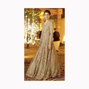 ÚLTIMO DISEÑADOR HEAVY FOX GEORGATTE BORDADO FOIL ESPEJO TRABAJO LEHENGA CHOLI PRODUCTO PARA LA VENTA - Product Image 1