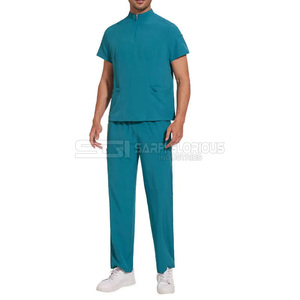 Vêtements médicaux de style coréen à prix bas, très vendus, pour infirmières, lavage des mains, grande taille, uniformes médicaux pour hommes et femmes - Product Image 2