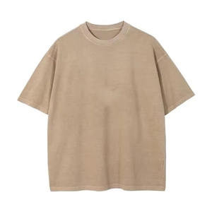High Quality Heavyweight 100% Cotton Jersey Men Customization <b>T</b> <b>Shirt</b> <b>Oversized</b> Drop Shoulder Blank <b>Plain</b> Men' <b>T</b> <b>Shirt</b> - Product Image 1