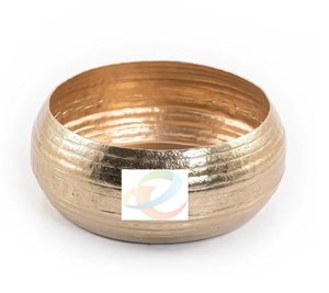 Customized Handcrafted Metal <b>Chocolate</b> Bowl Hammered Design Decorative Bowl for Parties Available in Wholesale Price - Product Image 6