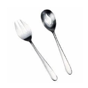 คุณภาพสูงราคาต่ําโรงงานส่วนบุคคลออกแบบเองช้อนผสมสลัดที่กําหนดเองและส้อมมือเซิร์ฟเวอร์ผสมขนาดใหญ่สําหรับผลไม้ - Product Image 1