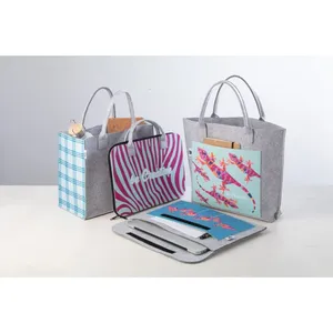 Sac fourre-tout promotionnel durable CreaFelt Shop B pour le merchandising - Product Image 3