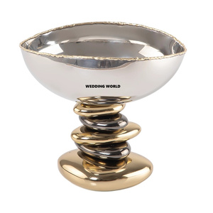 Bol à chocolat en métal de table, taille personnalisée, bol à bonbons décoratif, excellente qualité, fait à la main, nouveau bol à chocolat - Product Image 1